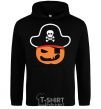 Men`s hoodie PUMPKIN PIRATE black фото