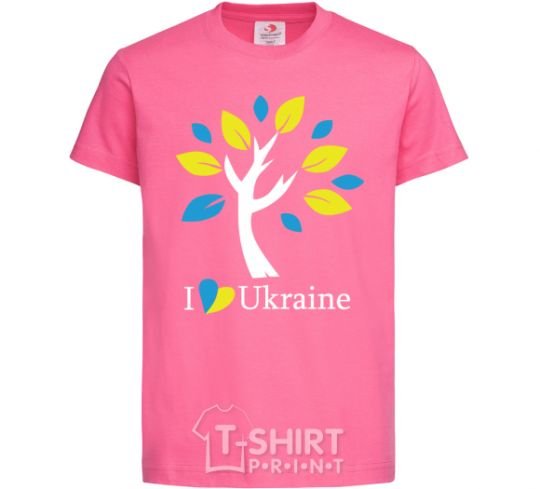 Kids T-shirt Ukraine - a tree heliconia фото