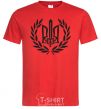 Men's T-Shirt Ukraine trident-sword red фото