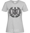 Women's T-shirt Ukraine trident-sword grey фото