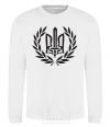 Sweatshirt Ukraine trident-sword White фото