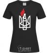 Women's T-shirt The emblem Molotov cocktail black фото