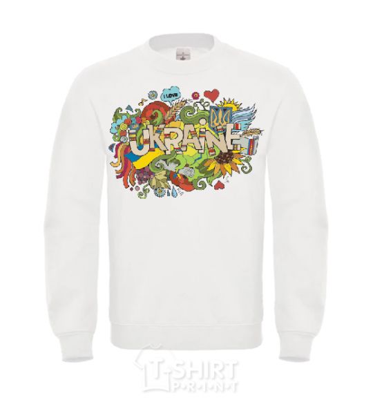 Sweatshirt Ukraine White фото