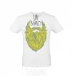 Men's T-Shirt Beard White фото