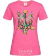 Women's T-shirt Coat of arms with flowers heliconia фото