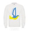 Sweatshirt Peace to Ukraine - a dove of peace White фото