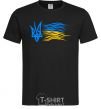 Men's T-Shirt Coat of Arms and Flag of Ukraine black фото