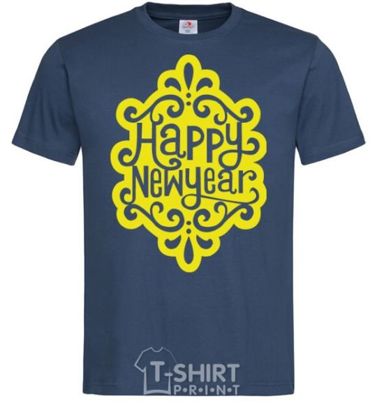 Men's T-Shirt HNY navy-blue фото