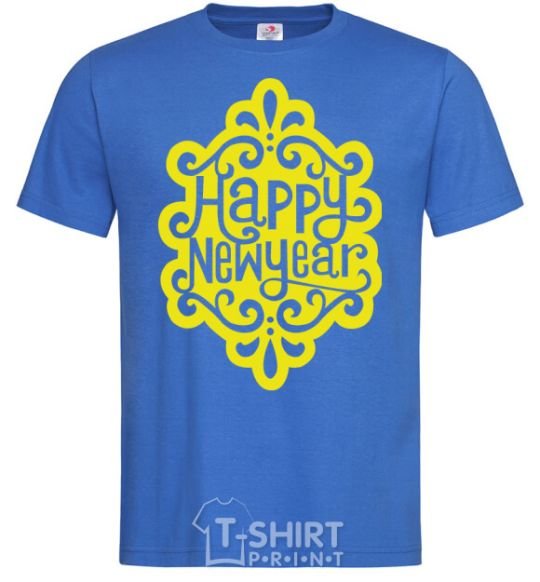 Men's T-Shirt HNY royal-blue фото