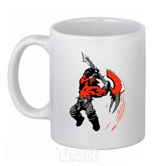 Ceramic mug DOTA White фото