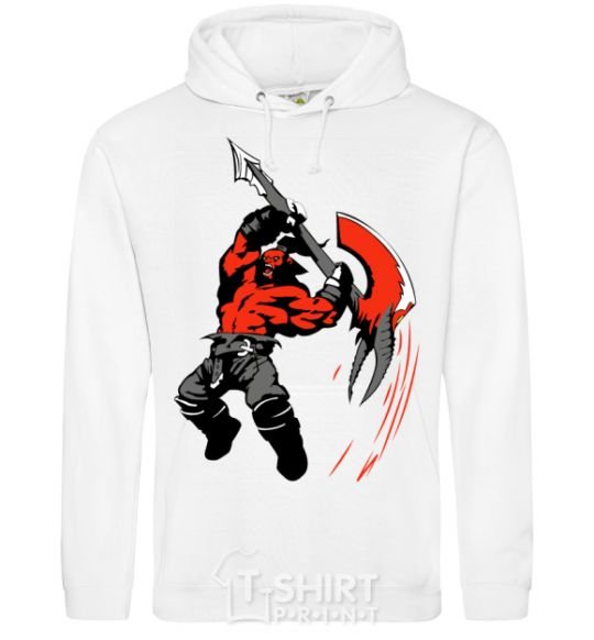 Men`s hoodie DOTA White фото