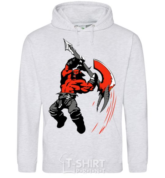 Men`s hoodie DOTA sport-grey фото