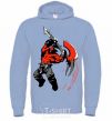 Men`s hoodie DOTA sky-blue фото