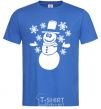 Men's T-Shirt Snowman V.1 royal-blue фото