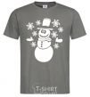 Men's T-Shirt Snowman V.1 dark-grey фото