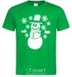 Men's T-Shirt Snowman V.1 kelly-green фото