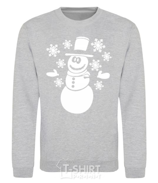 Sweatshirt Snowman V.1 sport-grey фото