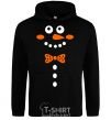 Men`s hoodie SHY SNOWMAN black фото