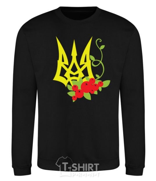 Sweatshirt Coat of arms with viburnum black фото