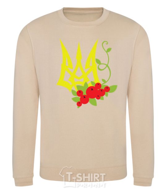 Sweatshirt Coat of arms with viburnum sand фото