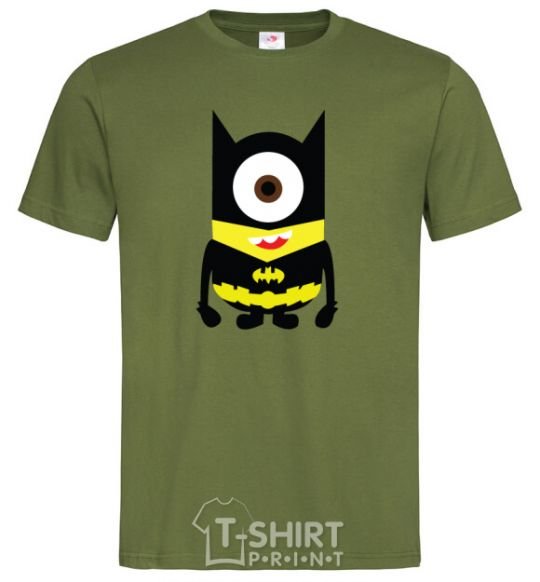 Мужская футболка ONE-EYED BATMAN Оливковый фото