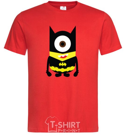 Men's T-Shirt ONE-EYED BATMAN red фото