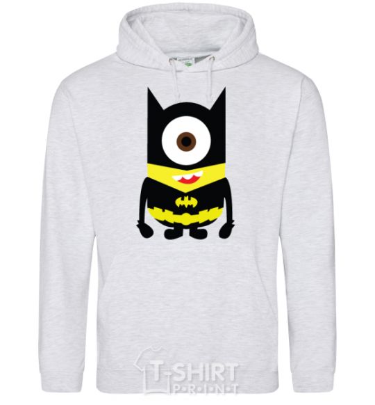 Men`s hoodie ONE-EYED BATMAN sport-grey фото