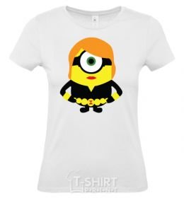 Women's T-shirt ONE-EYED BATWOMAN White фото