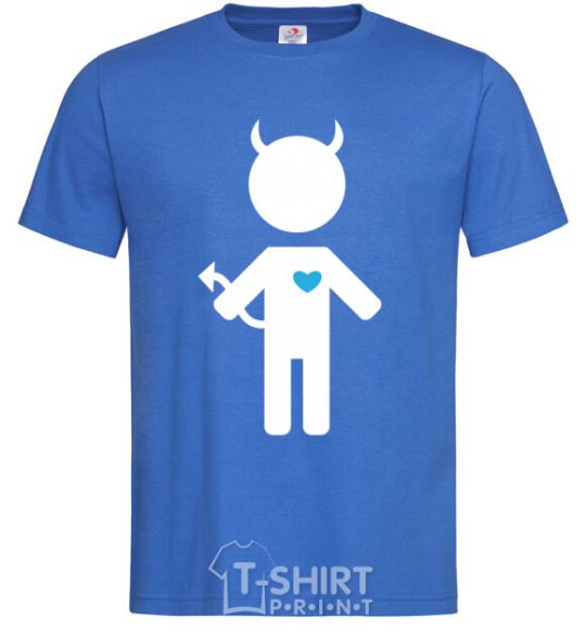 Мужская футболка DEMON V.1 Ярко-синий фото