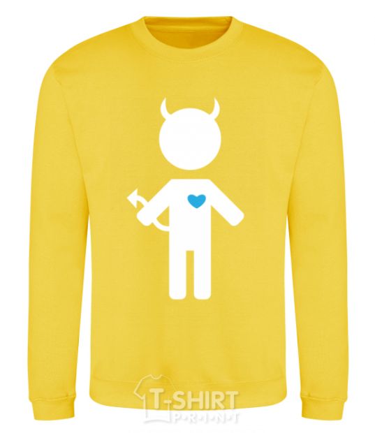 Sweatshirt DEMON V.1 yellow фото