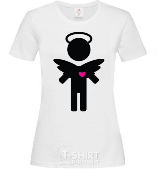 Women's T-shirt ANGEL White фото