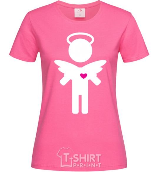 Женская футболка ANGEL Ярко-розовый фото