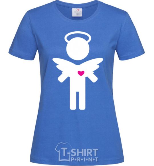 Женская футболка ANGEL Ярко-синий фото