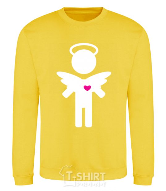 Sweatshirt ANGEL yellow фото