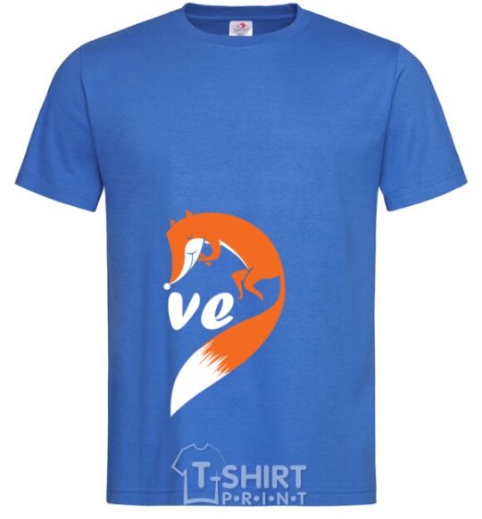 Men's T-Shirt VE - Love fox royal-blue фото