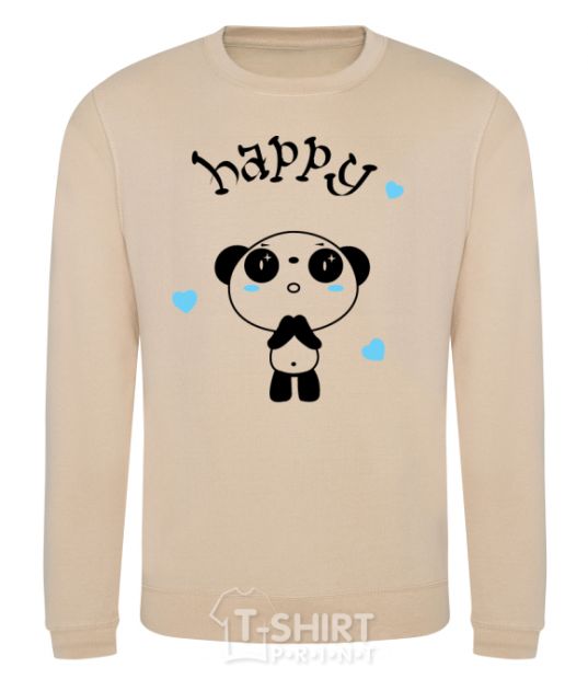 Sweatshirt Happy Panda sand фото