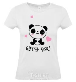 Women's T-shirt WITH YOU White фото