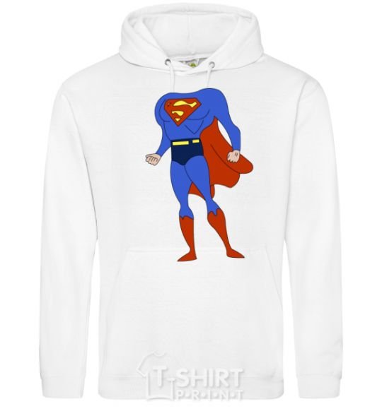Men`s hoodie You are SUPERMAN White фото