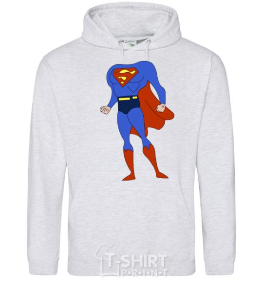 Men`s hoodie You are SUPERMAN sport-grey фото