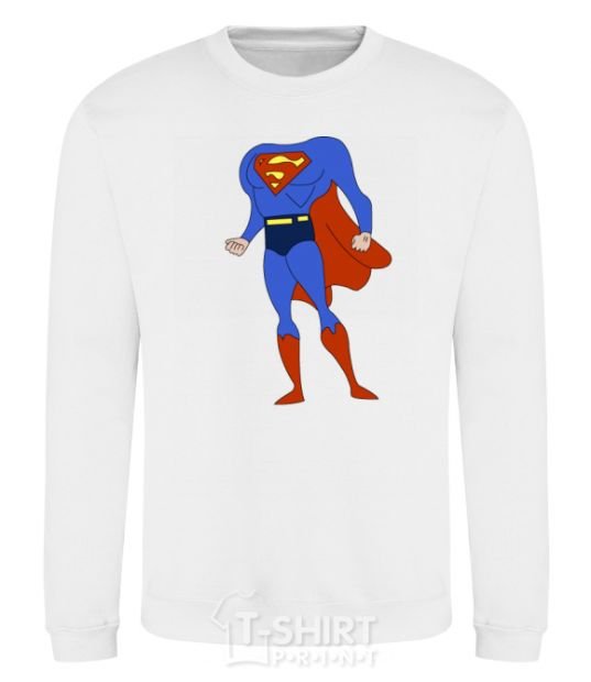 Sweatshirt You are SUPERMAN White фото