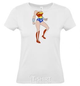 Women's T-shirt SUPERWOMAN White фото