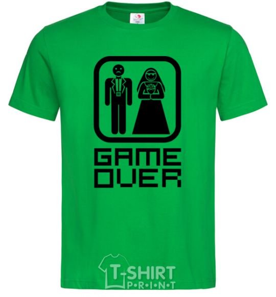 Men's T-Shirt GAME OVER 8BIT kelly-green фото