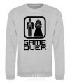 Sweatshirt GAME OVER 8BIT sport-grey фото
