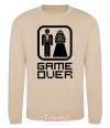 Sweatshirt GAME OVER 8BIT sand фото