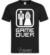 Men's T-Shirt GAME OVER 8BIT black фото