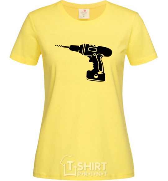 Women's T-shirt DRILL cornsilk фото