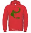 Men`s hoodie LOCKEY bright-red фото