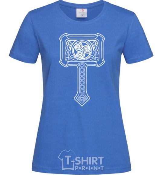 Women's T-shirt TORA'S HAMMER royal-blue фото