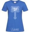Women's T-shirt TORA'S HAMMER royal-blue фото