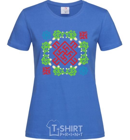 Women's T-shirt Amulet royal-blue фото